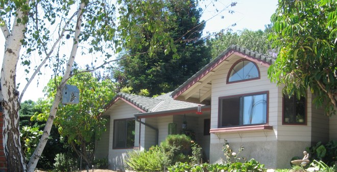 View of house before landscaping
